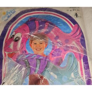 Vintage Intex The Wet Set Swim Ring Pool Float 31" PINK PURPLE‎ FISH 1996